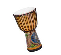 Djembé Profesional Tambor Africano Pintado Indonesio Estándar De 12 Pulgadas Para Principiantes Tambor Africano De Piel De Cabra (Color : H)