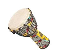Djembé Profesional Tambor De Mano Africano De Piel De Oveja De Percusión Djembe De Madera Hecho A Mano De 10 Pulgadas Para Adultos
