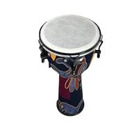 Djembé Profesional Tambor De Mano De Percusión ABS Hecho A Mano, Ligero, 10,5 Pulgadas, Piel De Tambor De Cuero De Oveja, Tambor Africano (Color : D)