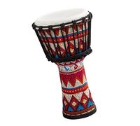 Djembé Profesional Tambor De Resina ABS De 8 Pulgadas, Tambor Africano Portátil, Tambor De Mano Djembe Con Patrones Artísticos Coloridos (Color : C)