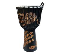 Djembe tallado Toca Street Series 10" mediano con huellas de manos TSSDJ-MHP