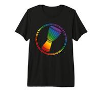 Djembe Tambor África para LGBTQ+ Músico para Baterista Gay Camiseta Premium