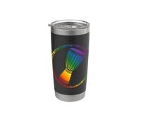 Djembe Tambor África para LGBTQ+ Músico para Baterista Gay Vaso térmico de acero inoxidable de doble pared