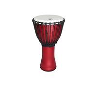 Djembe Toca Freestyle con cuerda afinada, rojo mate brillante, 14" SFDJ-14RR