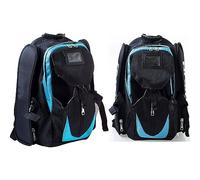 DJFOG Mochila para Patines de Hielo/en línea/sobre Ruedas Unisex de Gran Capacidad 1680D Oxford Impermeable Resistente al Desgaste Bolsas de Patinaje Transpirables para Llevar,Azul,40 * 22 * 50cm