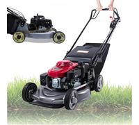 DJFYVAEIO Desbrozadora Autopropulsada De 21",160Cc,7 Velocidades Ajustables,Motor De 4 Tiempos,Chasis De Aleación De Aluminio,Ancho De Corte De 46/51Cm,6 Ajustes De Altura,para Patio Y Jardín