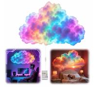 DJFYVAEIO Lámpara Led DIY Tipo Nube De Tormenta,Modos Ajustables,Alimentación por USB 2m