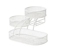 djgkENVQ Cesta de frutas, 3 Tier Fruit Basket Tiered Display Stand Multipurpose Compact Serving(Style B)