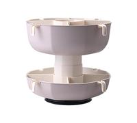 djgkENVQ Cesta de frutas, Hot Pot Draining Plate, Dried Fruit Candy Snack Rotating Basket