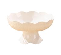 djgkENVQ Cesta de frutas, Pedestal Fruit Bowl Draining Design, Multipurpose, Desktop Decoration Snack Storage(White)