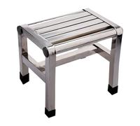 djgkENVQ Reposapiés, Reposapiés Taburete for Cambiar Zapatos Inodoro Inoxidable(31cmx21.6cmx31cm)