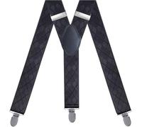 djgkENVQ Tirantes Masculinos, Tirantes, elástico ajustable de tres clips for hombre en forma de Y de 1,4 pulgadas(30 Xingehei)
