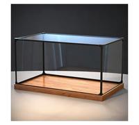 DJHGNFRDK Caja expositora de acrílico, La aduana de acrílico de la vitrina clasifica y la asamblea fácil apilable(150x150x150mm/6x6x6in)