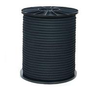 DJHGNFRDK Cuerda de Nailon de Alta Resistencia, Cuerda estática Negra de 13 mm, 20 m-30 m, Anclaje for Habilidades aéreas de Descenso al Aire Libre, Carga de 3000 kg(20M)