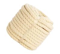 DJHGNFRDK Cuerda de poliéster, Cuerda de algodón Trenzado de 3 hebras, Color Beige, de 1/2 a 1 Pulgada de diámetro, de 10 a 100 m, for Manualidades y decoración.(1/2",50m)