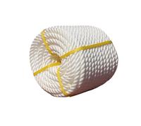 DJHGNFRDK Cuerda de poliéster, Cuerda de Aparejo for arboricultura de poliéster Trenzado de Tres Cabos, de 5 a 100 m(14mm,90m)