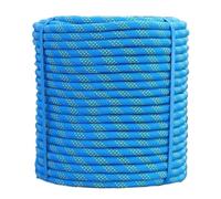 DJHGNFRDK Cuerda de poliéster, Cuerda de Aparejo for arboristas, de poliéster Trenzado Doble de 48 hebras, Multicolor, Varios tamaños(Blue,12mmx30m)
