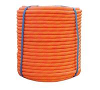 DJHGNFRDK Cuerda de poliéster, Cuerda de Aparejo for arboristas, de poliéster Trenzado Doble de 48 hebras, Multicolor, Varios tamaños(Oranje,16mmx30m)