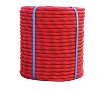 DJHGNFRDK Cuerda de poliéster, Cuerda de Aparejo for arboristas, de poliéster Trenzado Doble de 48 hebras, Multicolor, Varios tamaños(Red,18mmx10m)
