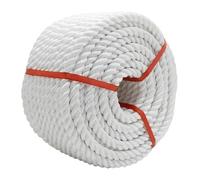 DJHGNFRDK Cuerda de poliéster, Cuerda de poliéster Trenzada de 3 Hilos de 5 a 100 Metros Adecuada for Amarre en muelles, Amarre de Barcos y Otros Fines(12mm,70m)