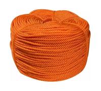 DJHGNFRDK Cuerda de poliéster, Cuerda Trenzada de Polipropileno de 3 Cabos, Varios tamaños, for Tira y afloja, arboricultura y navegación.(3/8" x164')