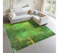 DJHWWD Alfombra Infantil Habitacion A Prueba De Polvo 120x160cm, Verde Diseño Abstracto Moderno para el Dormitorio Juvenil la Sala Estar