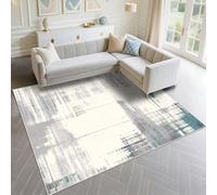 DJHWWD Alfombras De Exterior Resistente A Las Manchas 170x240cm, Gris Large Rug Diseño Abstracto para el Lado de la Cama del Dormitorio de la Sala de Estar