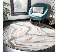 DJHWWD Que Se Pueden Fregar Alfombra Niño,Antideslizantes Pelo Corto Grandes Patrón de línea Gris para Habitacion Matrimonio,Habitación,Habitacion Juvenil 200X200CM