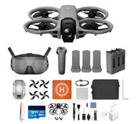 DJI Avata 360 Motion Fly More Combo mit Multiple Accessory Bundle con accesorios dron con imagen 8K de 1 pulgada, drone de cámara de 360°, gafas N3 y RC Motion 3 con protección de hélice, 3 baterías