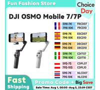 DJI-estabilizador de cardán Osmo Mobile 7/7P para teléfono inteligente, seguimiento nativo con capacidades de Audio e iluminación integradas, nuevo