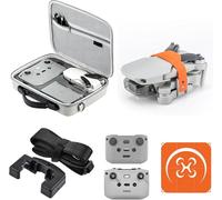 DJI Juego de accesorios 5 en 1 compatible con Mini 4K Fly More Combo/Mini 4K estándar, incluye bolsa de almacenamiento, helipuerto de aterrizaje, soporte de hélice, correa de transporte, funda