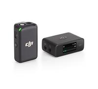 DJI Mic (1 transmisor + 1 receptor), micrófono inalámbrico lavalier, alcance 250 m, compacto y ultraligero, 14 horas de grabación, micrófono inalámbrico para PC, iPhone, cámaras, YouTube, vlogs