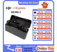 DJI Mic 2 micrófono inalámbrico con cancelación de ruido inteligente, grabación interna flotante de Mic 2 1TX 1RX