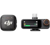 DJI Mic 3 (1 TX + 1 RX), micrófono lavalier inalámbrico para iPhone/cámara/Android, Ultraligero, Tiempo de Funcionamiento extendido y Carga rápida, transmisión hasta 400 m