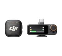 dji Mic 3 (1 TX + 1 RX), micrófono lavalier inalámbrico para iPhone/cámara/Android, Ultraligero, Tiempo de Funcionamiento extendido y Carga rápida, transmisión hasta 400 m