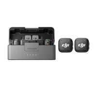 DJI Mic 3 (4 TX + 1RX + Estuche de Carga), micrófono inalámbrico Mini para iPhone/cámara/Android, grabación con Varias Personas, Tiempo de Funcionamiento extendido, micrófono lavalier