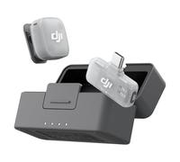 dji Mic Mini 2 (1 TX + 1 RX móvil + Estuche de Carga), micrófono lavalier inalámbrico para móvil iPhone 17/16/15 y Android/Tableta/PC, conectar y Listo, batería de 24 h, Ultraligero, Vlogs
