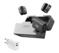 DJI Mic Mini Micrófono Inalámbrico superligero, 48 h de Uso, cancelación de Ruido, micrófono inalámbrico Profesional para cámaras/iPhone/Android Mic Mini (2 TX + 1 RX +Charging Case)