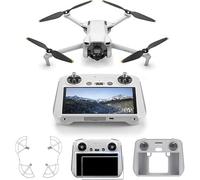 DJI Mini 3 (DJI RC) - Dron Mini con Mando a distancia y cámara, ligero y plegable con vídeo 4K HDR, 38 min de tiempo de vuelo, Grabación vertical y funciones inteligentes, C0