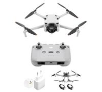 DJI Mini 3 - Dron Mini con cámara ligero y plegable con vídeo 4K HDR, 38 min de tiempo de vuelo, Grabación vertical y funciones inteligentes, con Mando a distancia, C0