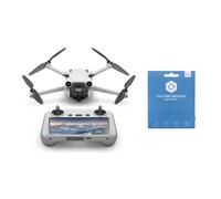 DJI Mini 3 Pro (DJI RC) incl. CareRefresh Paquete de 1 año, dron con cámara liviana y fácil de plegar con video 4k/60fps, 48MP, 34min de tiempo de vuelo, Gris, para principiantes ambiciosos