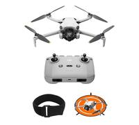 DJI Mini 4 Pro (DJI RC-N2), dron mini plegable con cámara de vídeo 4K HDR para adultos, menos de 249 g, 34 min de tiempo de vuelo, distancia máx. de transmisión de vídeo de 20 km, C0, Gris