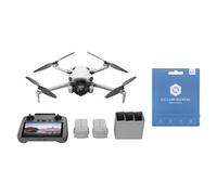 DJI Mini 4 Pro Fly More Combo con mando a distancia DJI RC 2, incluye Care Refresh (paquete de protección de 1 año). Dron mini plegable con cámara 4K, peso inferior a 249g, 2 baterías adicionales