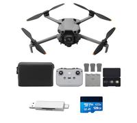 DJI Mini 5 Pro Fly More Combo con DJI RC-N3, 4K Dron con cámara, CMOS de 1 pulgada, Detección de obstáculos omnidireccional, ActiveTrack 360°, 3 baterías, C0 (Card Reader + Memory Card)