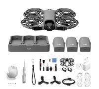 DJI Neo 2 Fly More Combo con Accesorios, Dron 4K para Principiantes, Despegue en la Palma, Control por Gestos, 3 Baterías, Estación de Carga, Enchufe UE y Kit de Limpieza