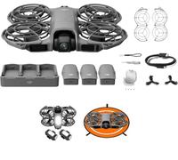DJI Neo 2 Fly More Combo con Accesorios, Dron 4K para Principiantes | Despegue en la Palma, Control por Gestos, Incluye 3 Baterías,ActiveTrack, detección omnidireccional de obstáculo