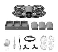 DJI Neo 2 Fly More Combo, Dron 4K para Principiantes, Despegue y Aterrizaje en la Palma, Control por Gestos, ActiveTrack, Seguimiento Omnidireccional, 3 Baterías, Estación de Carga