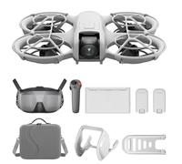 DJI Neo con accesorios versátiles- Dron Mini con Cámara 4K UHD, de 135 g Ideal para Adultos,Seguimiento Automático, Despegue Manual, Vídeo Estabilizado, QuickShots (Sin control Mando)