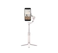 DJI OM 5 Sunset White Estabilizador para Smartphones en Tres Ejes, Brazo Extensible Integrado, Portátil y Plegable, Estabilizador Android y Iphone con Shotguides, Sunset Blanco
