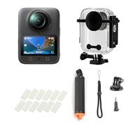 DJI Osmo 360 Bundle Deportes Acuáticos,cámara 360° 8K con sensor de 1 pulgada, carcasa impermeable, mango flotante y almohadillas antivaho, fotos 120 MP, action cam y cámara vlog para viajes y deporte
